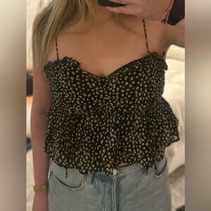 Isabelle’s Cabinet Spaghetti Strap Fit and Flare Top